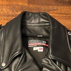 Brookes womans vintage motorcycle jacket. Almost new…worn a few times. Size 16
